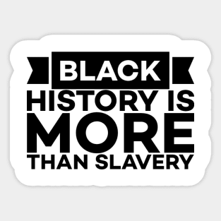 Black History Typography Sticker